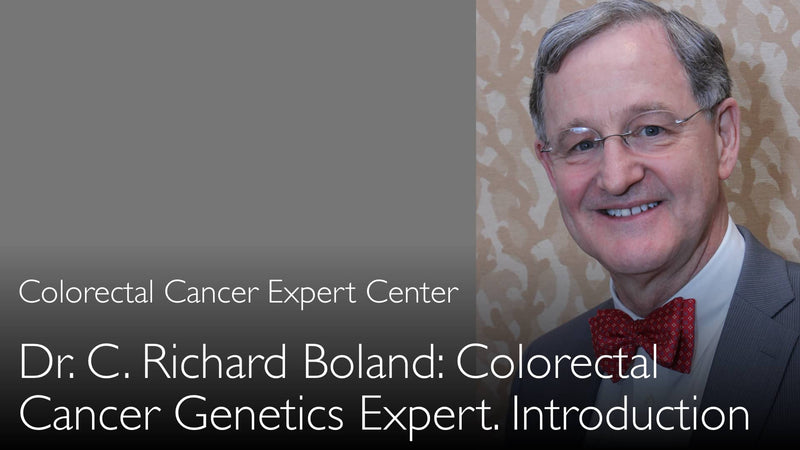 Dr. C. Richard Boland. Experte für Darmkrebs. Biografie. 0