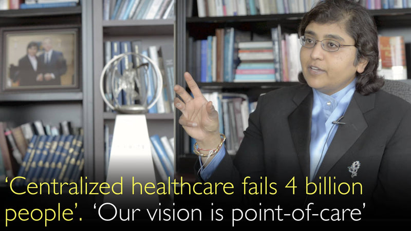 „Das zentralisierte Gesundheitswesen versagt 4 Milliarden Menschen. Unsere Vision ist Point-of-Care.“ 1
