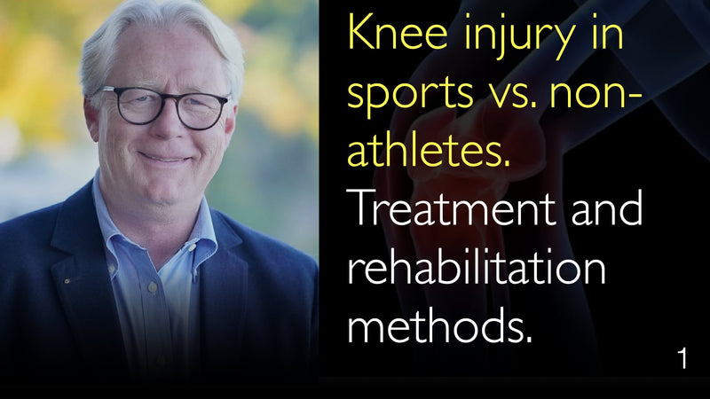Knieverletzung im Sport vs. Nichtsportler. Behandlungs- und Rehabilitationsmethoden. 1