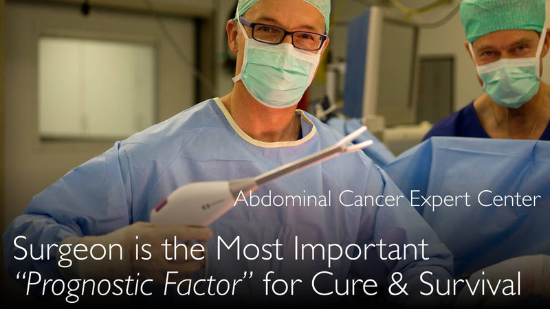 Der Chirurg ist der wichtigste prognostische Faktor für das langfristige Überleben von Darmkrebspatienten. 2