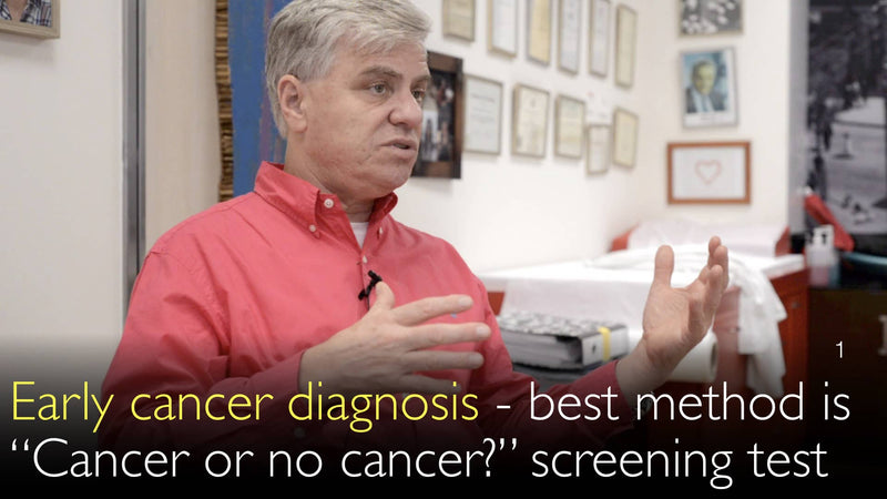 Krebs früh erkennen. Krebs oder kein Krebs? Screening-Test. 1